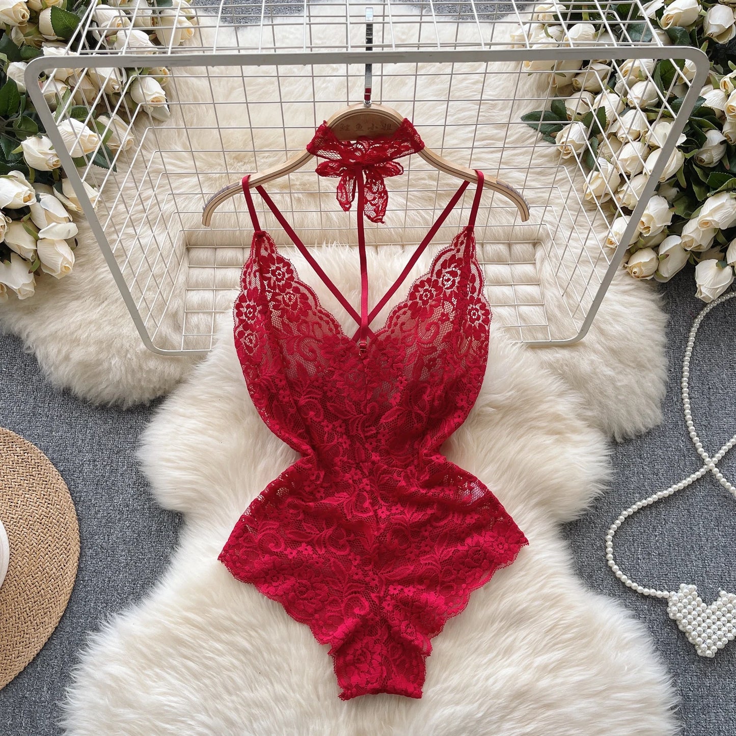 Women's Sexy Bodysuit Lingerie Nightwear
