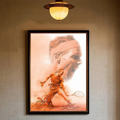 Tennis R-Rafael N-Nadal Poster HD Art Sticky Wall Waterproof Home Living Room Bedroom Bar Aesthetic Decoration