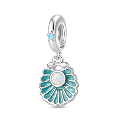 Blue Series 925 Sterling Silver Turtle,Whale & Seahorse Dangle Charm Fits Bracelet Kids Ocean Jewelry Accessories