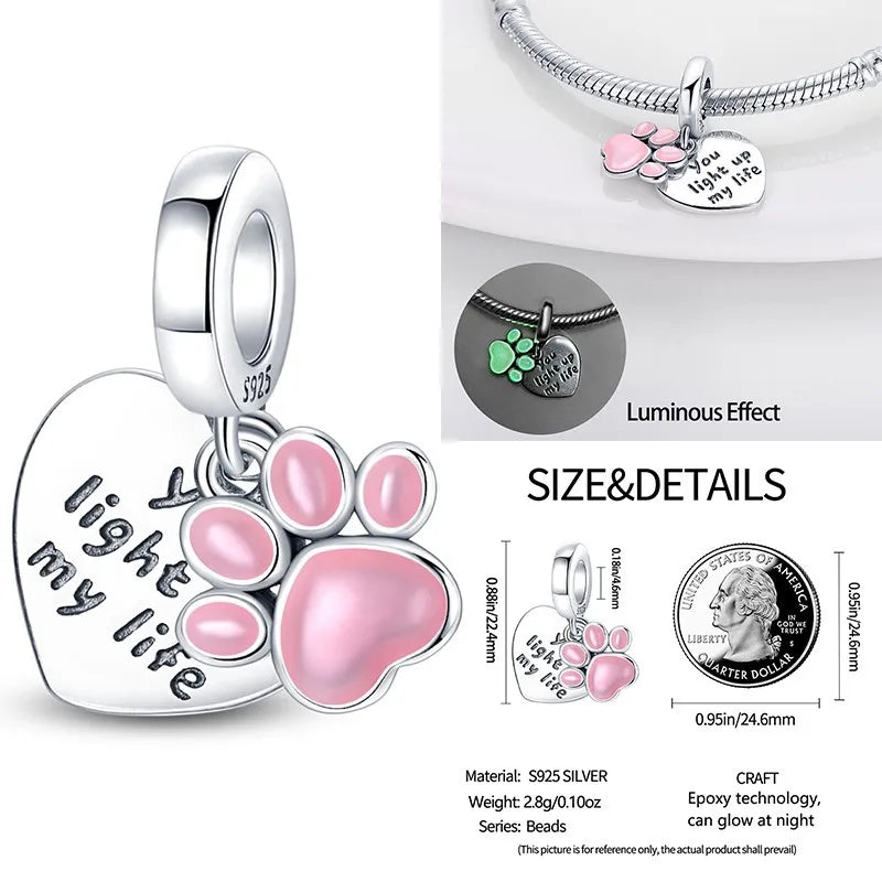 Charms 925 Original Fit 3mm 925 Original Charm Bracelet Women 925 Silver Hot Sale Pendant Beads DIY Jewelry Gift 2024 New
