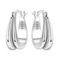 CYMYSS 2025 New 925 Sterling Silver Classic Hollow-out Versatile Hoop Earrings for Women Fine Jewelry Ideal Birthday Party Gifts