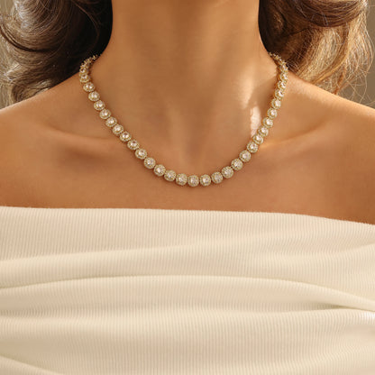 Tennis Necklace Necklace for Women Men Necklace Zircon Party Gift Trendy Jewelry Chains