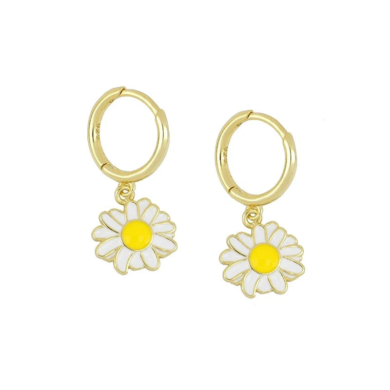 JINFU Gold Plated Earrings Set For Women Boho Style CZ Zircon Women's Clip Stud Dangle Hoop Earrings 2022 Jewelry Wholesale