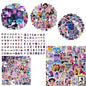 A50/55/60Pcs KPop Demon Hunters Stickers KPop Demon Hunters DIY Stickers Scrapbooking Phone Luggage Skateboard Waterproof Decals