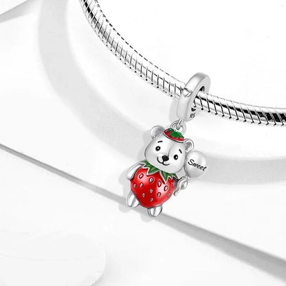 925 Sterling Silver Panda  Butterfly Kapibala Octopus Charms Beads Fit Original Pan Bracelet Bangle High Quality DIY Jewelry