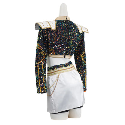 Children Zoey Mira Rumi Demon Hunters Cosplay Costume Kid Girls Disguise Halloween K-POP Group Idol