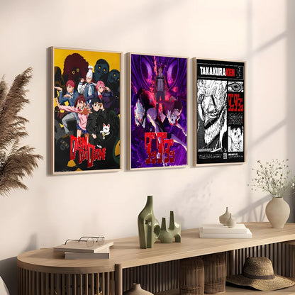 JAPAN Anime D-Dandadan Ken T-Takakura Poster Sticky Wall Art Printing Waterproof Home Living Bed Room Bar Aesthetic Decor