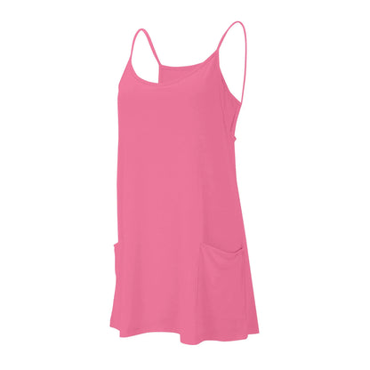 Sport Mini Dress For Women Summer Sleeveless Dress Casual Short Sundress