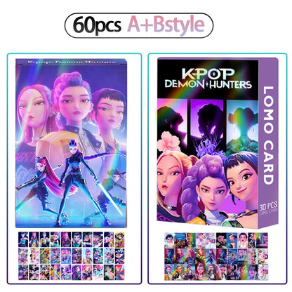 KPop Demon Hunters Standing Up Ornament Acrylic Superstar Desktop Stand Decor Anime Figures Craft Creative Gifts for Fan Lover