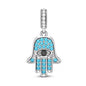 New 925 Silver Eye Palm Skull Wings Sun Pendants Charms Beads Fit Original Bracelet Accessories DIY Jewelry For Women