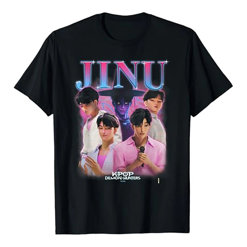 K-pop Demon Hunter Rumi Mira Zpey Movie Pattern T-Shirt