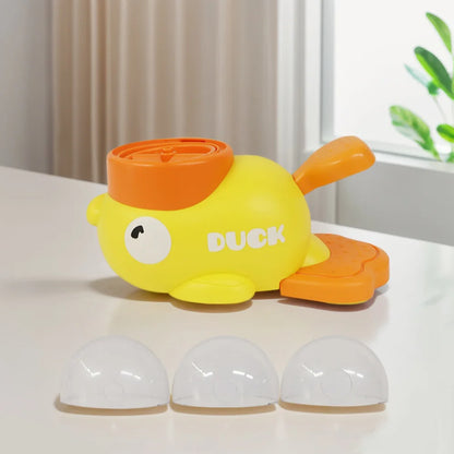 Yellow Duck Pet Automatic Feeder Adjustable Dog Snack Feeder Non Slip Pet Interactive Toy for Dog Cat Intelligent Training Toy