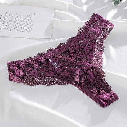 3Pcs Women Cotton Lingerie Sexy Thong Soft Fashion Panties Femme Design Underwear Pantys Underpant Lingerie Lace Intimates S-XL