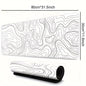 Extra Large Mouse Mat for Professional Gamers - Stitched Border Design, Anti-Slip Rubber Backing, Low Friction Surface Compatibl