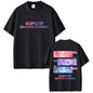 Movie KPop Demon Hunters Rumi Mira Zoey Saja Boys Derpy Tiger Double Sided Print T-shirt