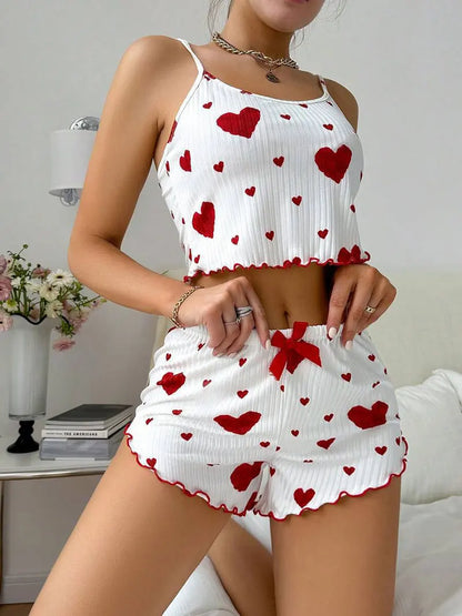 Women's Spaghetti Strap Pajamas Sexy Sleepwear