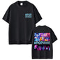 KPop Demon Hunters Rumi Mira Zoey Saja Boys Derpy Tiger Double Sided Print T-shirts