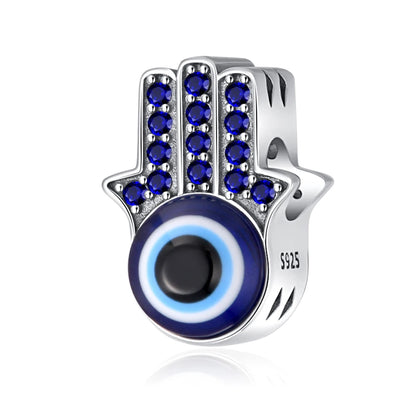 New 925 Silver Eye Palm Skull Wings Sun Pendants Charms Beads Fit Original Bracelet Accessories DIY Jewelry For Women