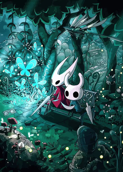 Hollow Knight Anime Videogame Aesthetic Canvas Painting Posters and Prints Wall Art Picture for Bedroom Home Decor