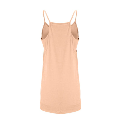 Sport Mini Dress For Women Summer Sleeveless Dress Casual Short Sundress