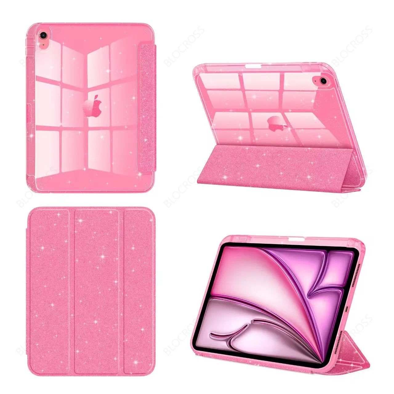 For 2025 iPad Air 11 Case 10th 11th A16 Cover For iPad Pro 11 Air 4 5 10.9 12.9 M2 M3 M4 Pro 13 10.2 7 8 9th Pencil Holder Case