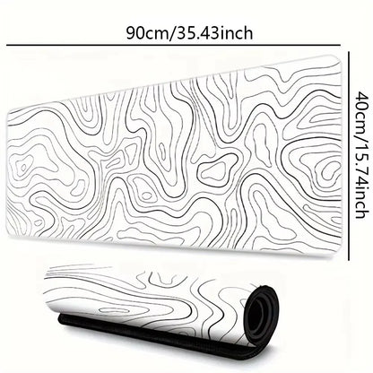 Extra Large Mouse Mat for Professional Gamers - Stitched Border Design, Anti-Slip Rubber Backing, Low Friction Surface Compatibl