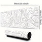 Extra Large Mouse Mat for Professional Gamers - Stitched Border Design, Anti-Slip Rubber Backing, Low Friction Surface Compatibl