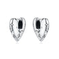 CYMYSS 2025 New 925 Sterling Silver Classic Hollow-out Versatile Hoop Earrings for Women Fine Jewelry Ideal Birthday Party Gifts