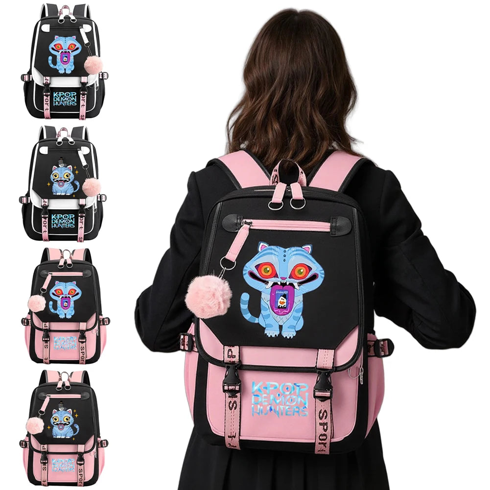 School Backpack for Students KPop Demon Hunters