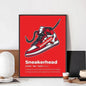 Sneakerhead Trendy Shoes Poster No Framed Poster Canvas Painting Club Bar Poster Wall Art Painting Bedroom Study  Room Decor
