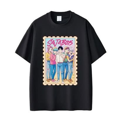 Kpop Demon Hunter Saja Boys Men T-shirt