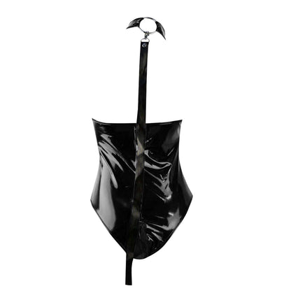 Sexy Patent Leather Bodysuit For Women