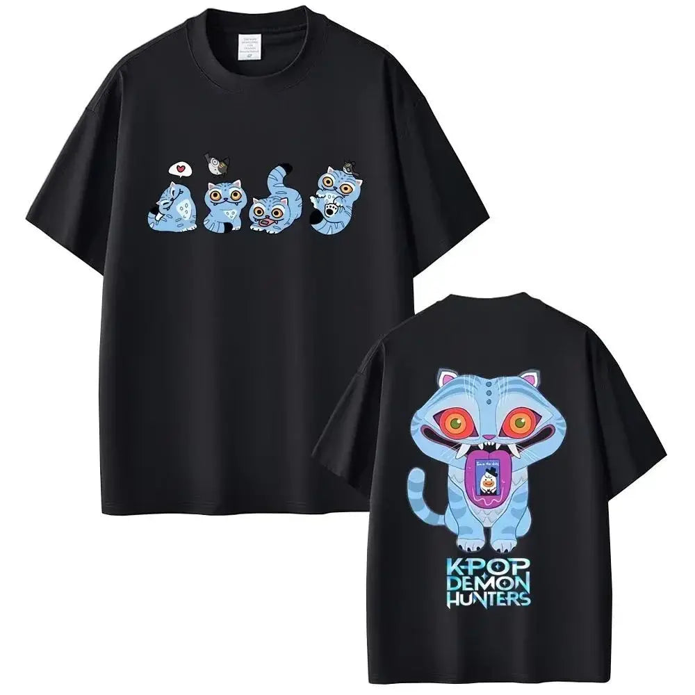 KPop Demon Hunters T-shirts Saja Boys Tshirt rt