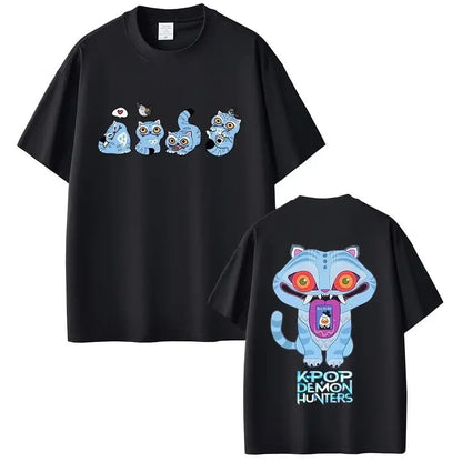 KPop Demon Hunters T-shirts Saja Boys Tshirt rt