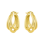 CYMYSS 2025 New 925 Sterling Silver Classic Hollow-out Versatile Hoop Earrings for Women Fine Jewelry Ideal Birthday Party Gifts