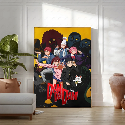 JAPAN Anime D-Dandadan Ken T-Takakura Poster Sticky Wall Art Printing Waterproof Home Living Bed Room Bar Aesthetic Decor