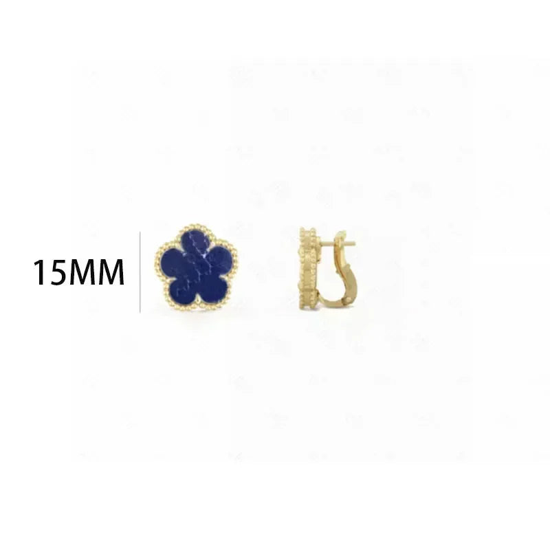 2023 New 925 Sterling Silver Women's Luxury Jewelry High Quality Pidestone Clover Bracelet Jewelry Set Free Shipping With Logo