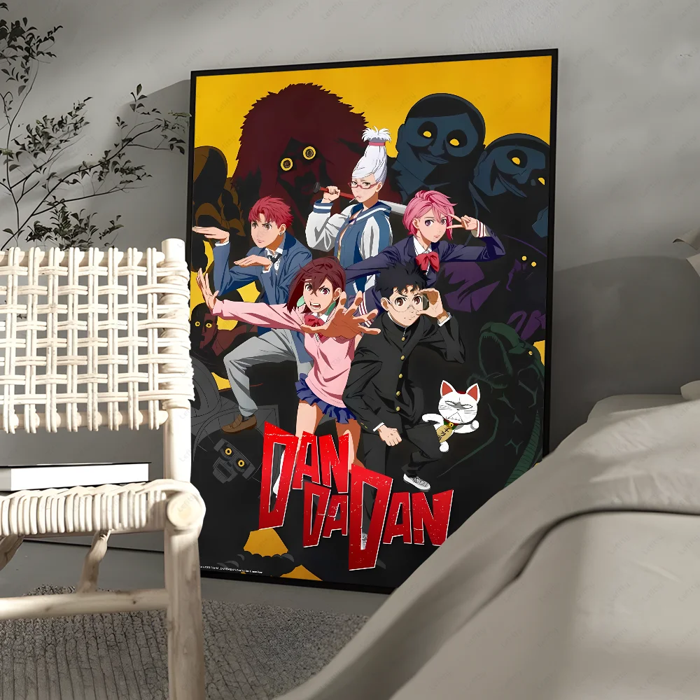 JAPAN Anime D-Dandadan Ken T-Takakura Poster Sticky Wall Art Printing Waterproof Home Living Bed Room Bar Aesthetic Decor