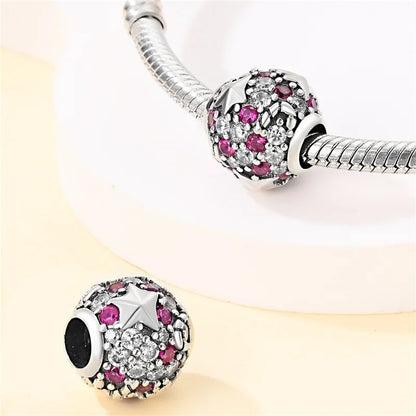 Hot Sale 925 Silver Retro Heart Shape Lotus Angel Charm Beads Fit Pandach Original DIY Bracelets Birthday Gifts Fine Jewelry