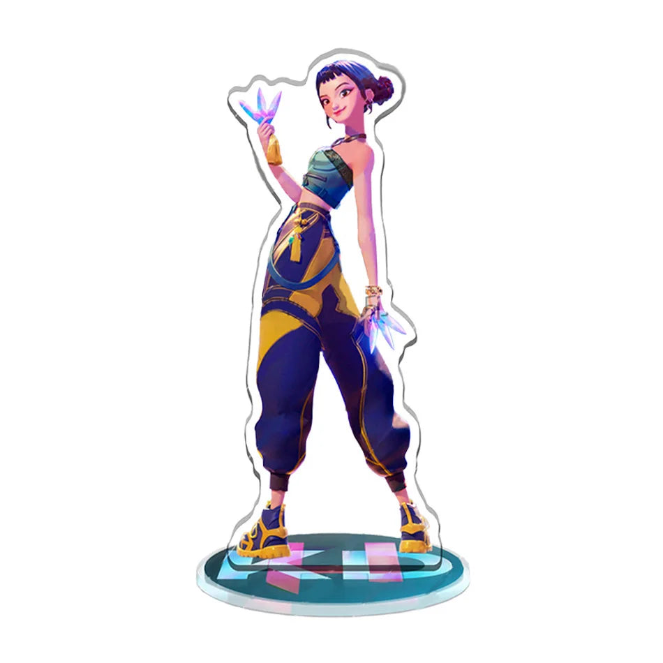 KPop Demon Hunters Standing Up Ornament Acrylic Superstar Desktop Stand Decor Anime Figures Craft Creative Gifts for Fan Lover