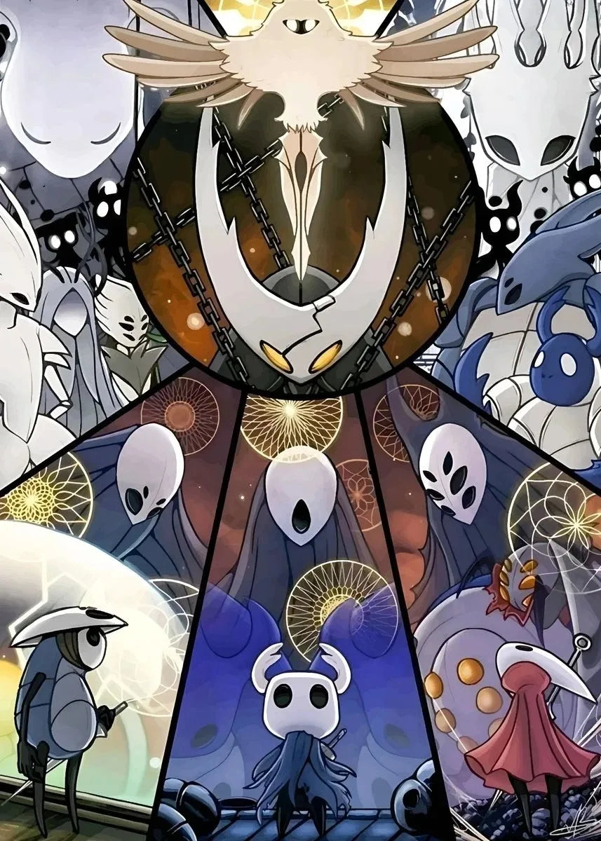 Hot Popular Video Game Hollow Knight Posters and Prints Canvas Printing Modern Wall Art for Living Room Home Decoration