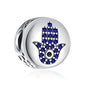 New 925 Silver Eye Palm Skull Wings Sun Pendants Charms Beads Fit Original Bracelet Accessories DIY Jewelry For Women