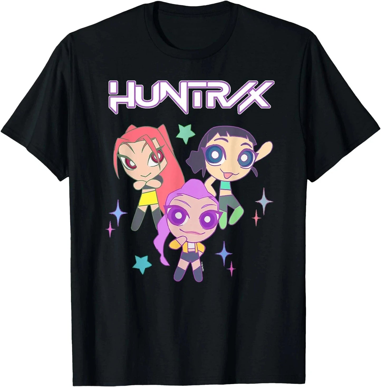 Anime KPop Demon Hunters T-shirt Summer 3D HUNTR_X Print Men Women Cartoon Top Summer Unisex Streetwear Oversized Men's Clothin