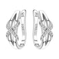 CYMYSS 2025 New 925 Sterling Silver Classic Hollow-out Versatile Hoop Earrings for Women Fine Jewelry Ideal Birthday Party Gifts