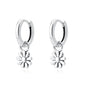 European New S925 Silver Zircon Heart-ShapedColored Earrings Suitable For Women's Holiday Exquisite Charm Jewelry Gifts