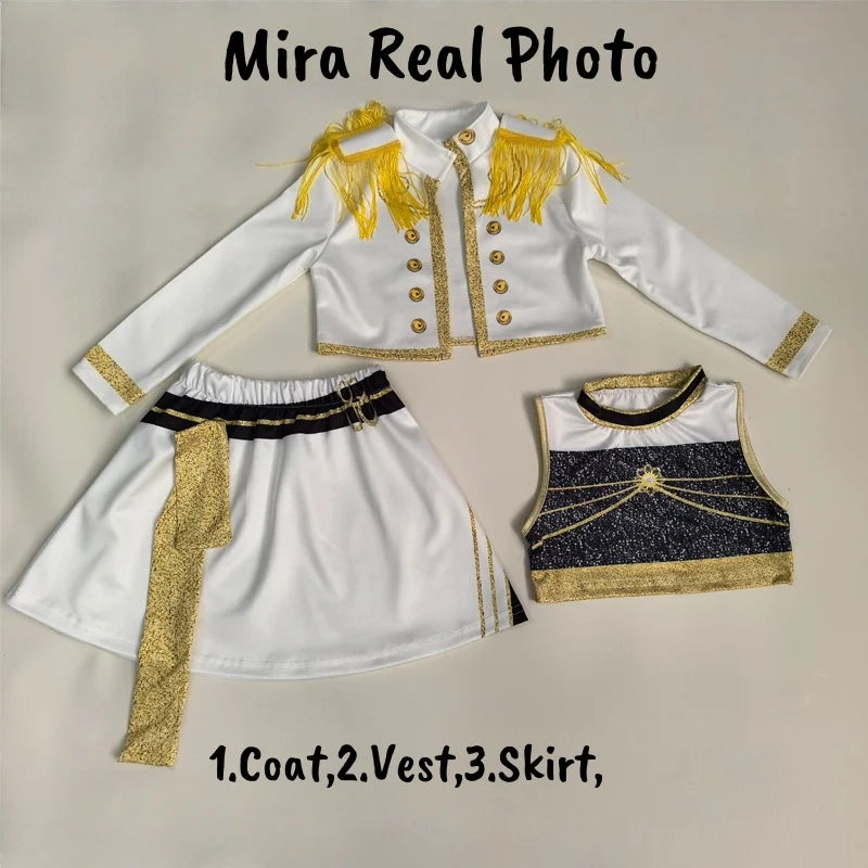 Kids K-Pop Demon Hunters Zoey Rumi Mira Costume Cosplay