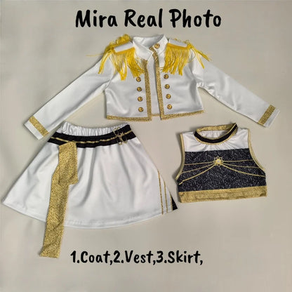 Kids K-Pop Demon Hunters Zoey Rumi Mira Costume Cosplay