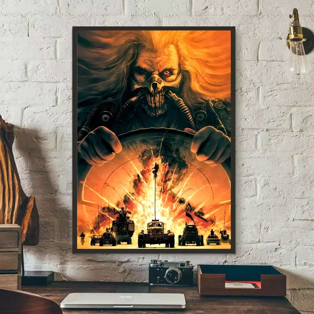 Mad Max HD Art Poster Sticky Wall Waterproof Decor for Home Living Room Bedroom Bar Aesthetic