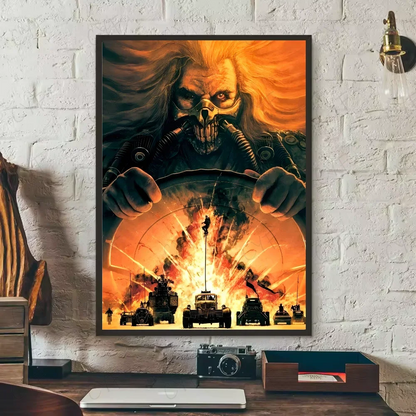 Mad Max HD Art Poster Sticky Wall Waterproof Decor for Home Living Room Bedroom Bar Aesthetic