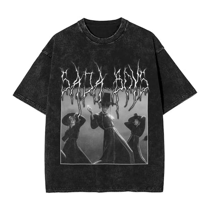 Saja Boys Kpop Demon Hunters Vintage Style T-Shirts